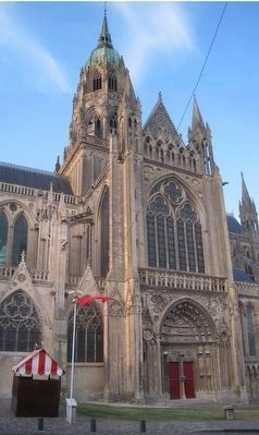 Le Doyen du Chapitre Marker and transept portal. Click for full size. Le Doyen du Chapitre Marker and transept portal image. Click for full size.