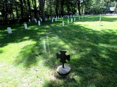 Confederate Grave Markers. Click for full size. Confederate Grave Markers image. Click for full size.