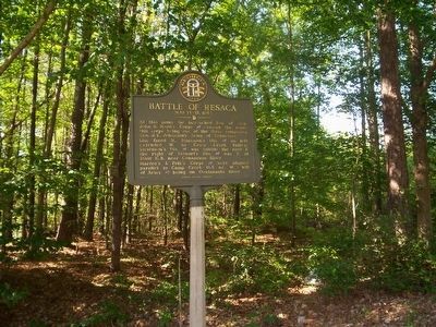 Battle of Resaca Marker. Click for full size. Battle of Resaca Marker image. Click for full size.