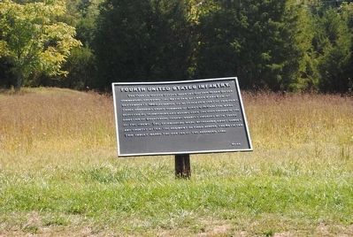 Fourth United States Infantry Marker image. Click for full size.