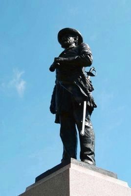 50th Pennsylvania Volunteer Infantry Monument<br>Col. Benjamin C. Christ Statue. Click for full size. 50th Pennsylvania Volunteer Infantry Monument<br>Col. Benjamin C. Christ Statue image. Click for full size.
