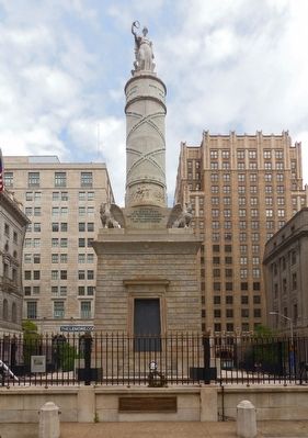The Battle Monument Marker. Click for full size. The Battle Monument Marker image. Click for full size.