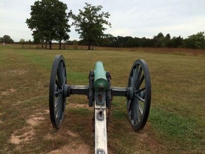 Artillery Piece near the Point Blank Volley Marker. Click for full size. Artillery Piece near the Point Blank Volley Marker image. Click for full size.