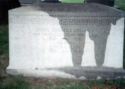 John C. Delaney grave site. Click for full size. John C. Delaney grave site image. Click for full size.