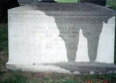 John C. Delaney grave site image. Click for full size.