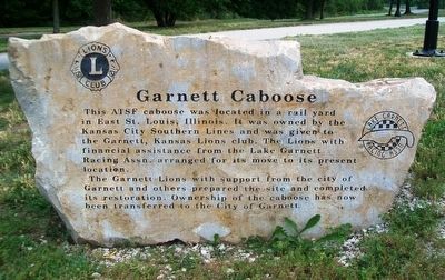 Garnett Caboose Marker image. Click for full size.