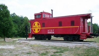 Garnett Caboose and Marker image. Click for full size.