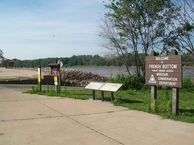 The Keelboat and The Lewis and Clark Expedition Markers. Click for full size. The Keelboat and The Lewis and Clark Expedition Markers image. Click for full size.