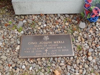 Gino J. Merli Medal of Honor Marker image. Click for full size.