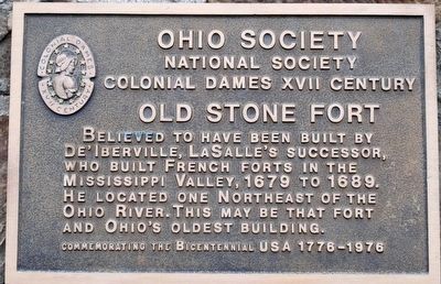 Old Stone Fort Marker. Click for full size. Old Stone Fort Marker image. Click for full size.