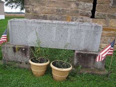 Old Stone Fort Marker. Click for full size. Old Stone Fort Marker image. Click for full size.