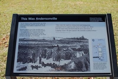 This Was Andersonville Marker image. Click for full size.