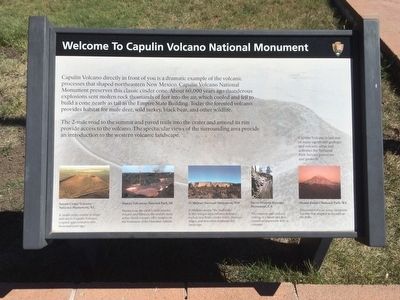 Welcome to Capulin Volcano National Monument Marker image. Click for full size.