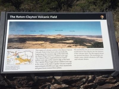 The Raton-Clayton Volcanic Field Marker. Click for full size. The Raton-Clayton Volcanic Field Marker image. Click for full size.