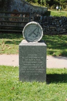 51st Pennsylvania Volunteer<br>Infantry Monument (Reverse). Click for full size. 51st Pennsylvania Volunteer<br>Infantry Monument (Reverse) image. Click for full size.