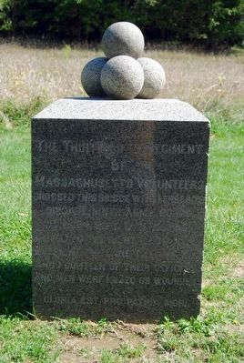 35th Massachusetts Volunteer Infantry Monument (Restored) image. Click for full size.