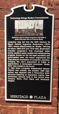 Technology Brings Modern Conveniences Marker image. Click for full size.