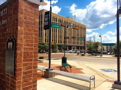 Intersection of Green & Methvin Streets. image. Click for full size.