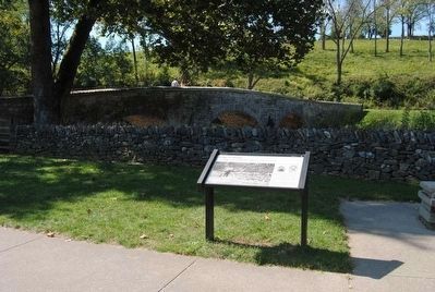 Bridge of Destiny Marker<br>Burnside Bridge in Background image. Click for full size.