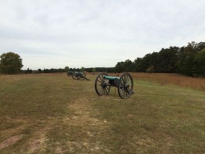 Another view of the Confederate Artillery Pieces on Henry Hill. Click for full size. Another view of the Confederate Artillery Pieces on Henry Hill image. Click for full size.