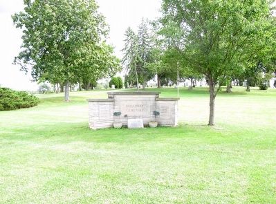 Broadway Veterans Memorial Marker. Click for full size. Broadway Veterans Memorial Marker image. Click for full size.