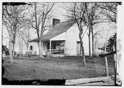Bull Run, Virginia. Robinson's house image. Click for full size.