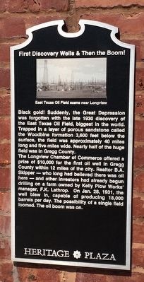 First Discovery Wells and Then the Boom Marker. Click for full size. First Discovery Wells and Then the Boom Marker image. Click for full size.
