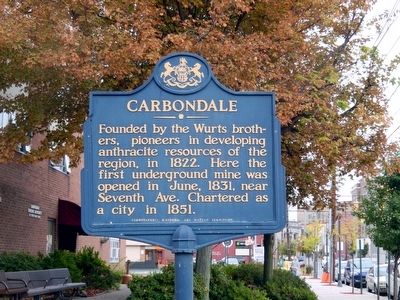 Carbondale Marker. Click for full size. Carbondale Marker image. Click for full size.
