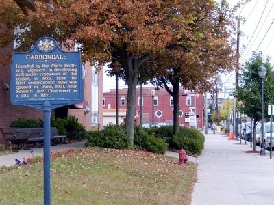 Carbondale Marker. Click for full size. Carbondale Marker image. Click for full size.