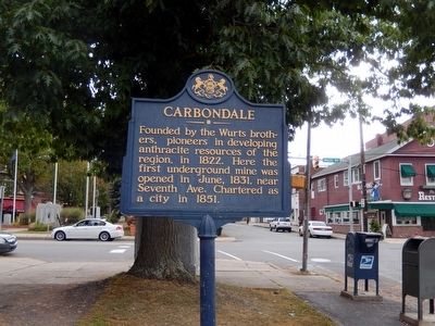 Carbondale Marker image. Click for full size.