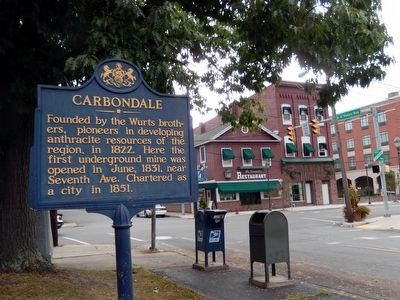 Carbondale Marker image. Click for full size.