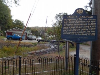 Gravity Railroad Marker. Click for full size. Gravity Railroad Marker image. Click for full size.