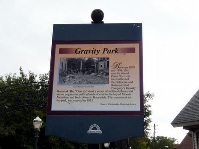 Gravity Park Marker. Click for full size. Gravity Park Marker image. Click for full size.