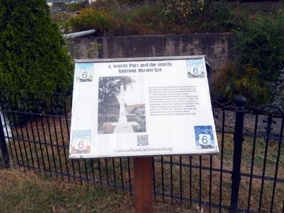 Gravity Park and the Gravity Railroad Historic Site Marker image. Click for full size.