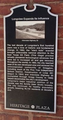 Longview Expands Its Influence Marker image. Click for full size.