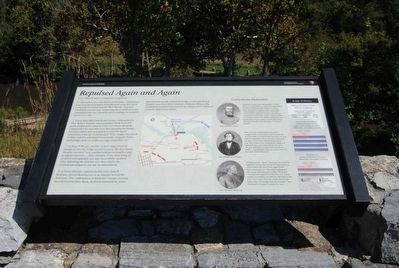 Repulsed Again and Again Marker. Click for full size. Repulsed Again and Again Marker image. Click for full size.