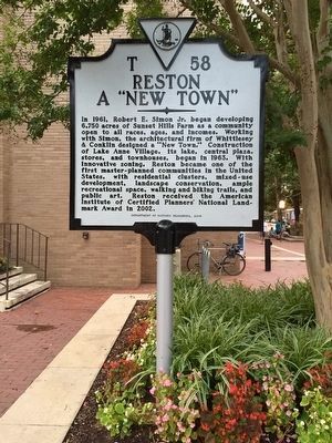 Reston Marker. Click for full size. Reston Marker image. Click for full size.