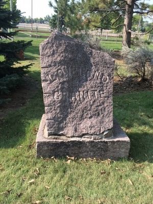 Granite stone outside school.. Click for full size. Granite stone outside school. image. Click for full size.