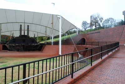 The USS Cairo and Museum image. Click for full size.