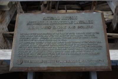 National Historic Mechanical Engineering Landmark Marker image. Click for full size.