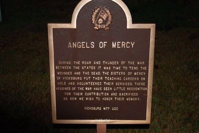 Soldiers Rest C.S.A. Cemetery/ Angel of Mercy Marker. Click for full size. Soldiers Rest C.S.A. Cemetery/ Angel of Mercy Marker image. Click for full size.