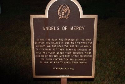 Soldiers Rest C.S.A. Cemetery/ Angel of Mercy Marker image. Click for full size.