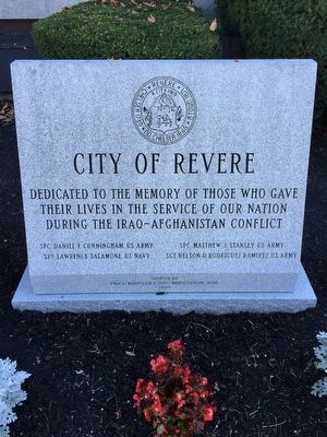 City of Revere Marker image. Click for full size.