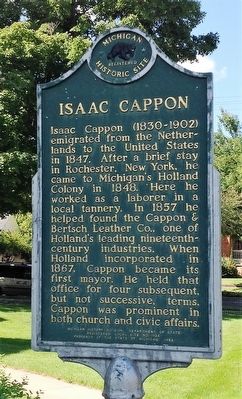 Isaac Cappon Marker image. Click for full size.