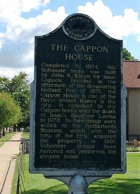 The Cappon House Marker. Click for full size. The Cappon House Marker image. Click for full size.