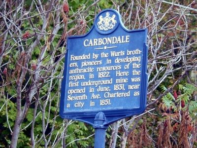Carbondale Marker. Click for full size. Carbondale Marker image. Click for full size.
