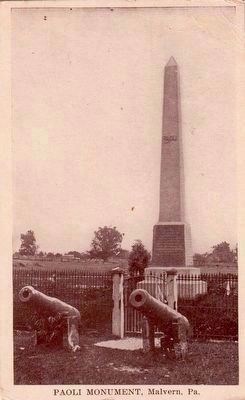 <i>Paoli Monument, Malvern, Pa.</i> image. Click for full size.