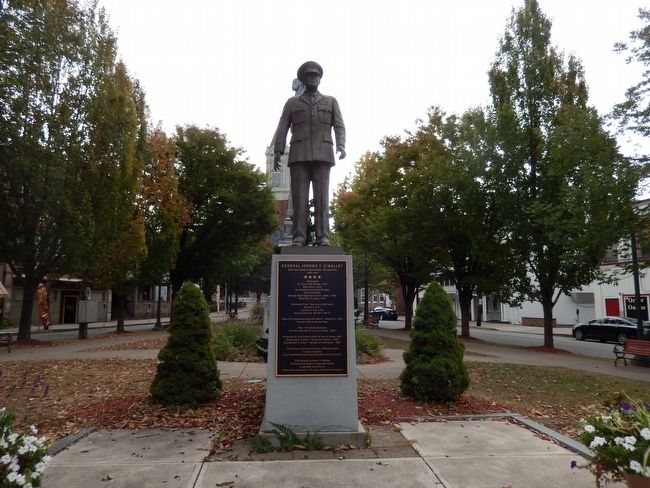 General Jerome F. OMalley Statue image. Click for full size.