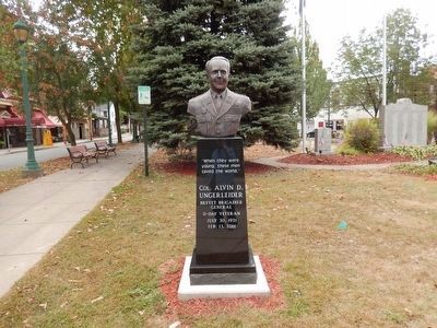 Col. Alvin D. Ungerleider Marker-Front view. Click for full size. Col. Alvin D. Ungerleider Marker-Front view image. Click for full size.