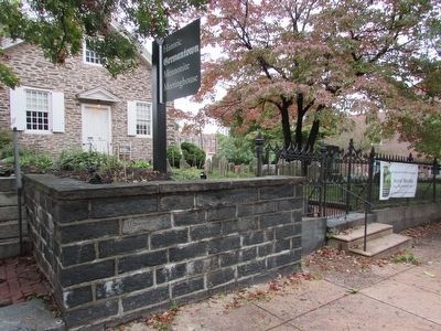 Marker on Germantown Avenue. Click for full size. Marker on Germantown Avenue image. Click for full size.